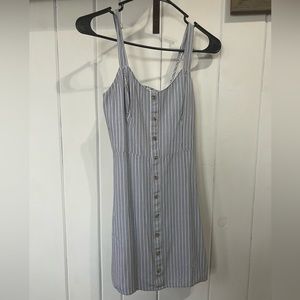 Hollister Button Up Striped Dress